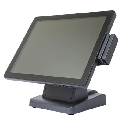 Монитор сенсорный Poscenter 15" (Touch, Г- обр. HDMI+VGA+AUX, Spk, двусторонний MSR, БП, подставка ), черный Монитор сенсорный Poscenter 15" (Touch, Г- обр. HDMI+VGA+AUX, Spk, двусторонний MSR, БП, подставка ), черный