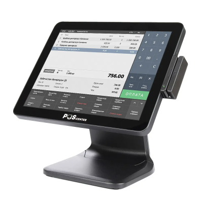 Сенсорный моноблок POSCenter POS101 (15", Resistive, J3455, RAM 4Gb, SSD 128Gb, MSR) без ОС Сенсорный моноблок POSCenter POS101 (15", Resistive, J3455, RAM 4Gb, SSD 128Gb, MSR) без ОС