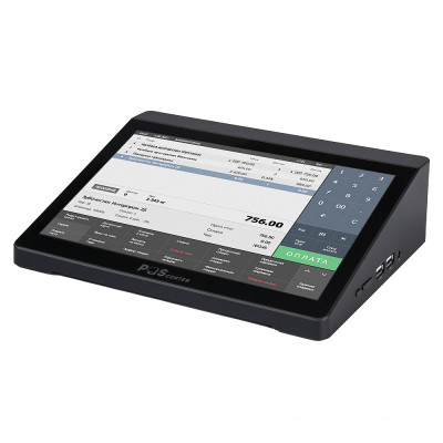 Компактный сенсорный POS терминал POScenter Prime (10.1'' емкостной, Intel Apollo Lake J3355, 2.2 GHz; RAM4Gb; SSD64Gb; аккумулятор Li-Ion 2 400mAh, Wi-Fi; BT; 2*USB 2.0; 2*USB 3.0; 1*RS232; 1*HDMI;1* LAN, блок питания 12V2A, Vesa 75х75) без ОС Компактный сенсорный POS терминал POScenter Prime (10.1'' емкостной, Intel Apollo Lake J3355, 2.2 GHz; RAM4Gb; SSD64Gb; аккумулятор Li-Ion 2 400mAh, Wi-Fi; BT; 2*USB 2.0; 2*USB 3.0; 1*RS232; 1*HDMI;1* LAN, блок питания 12V2A, Vesa 75х75) без ОС