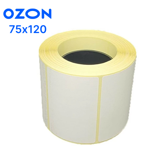 Самоклеящиеся термоэтикетки 75х120 мм