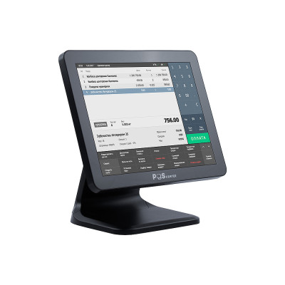 Сенсорный моноблок POScenter Atlas-2 (15", PCAP, J4125, RAM 8Gb, SSD 128Gb,без MSR, NC-1) без ОС