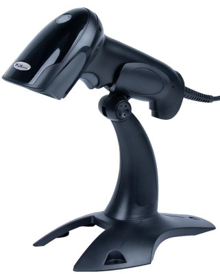 Сканер штрих-кода POScenter SG-30C, ручной, черный, USB, кабель 2.0 м, подставка Сканер штрих-кода POScenter SG-30C, ручной, черный, USB, кабель 2.0 м, подставка
